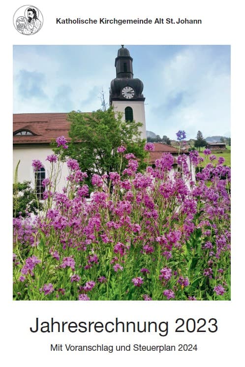 Jahresrechnung Kath. Kirchgemeinde Alt St. Johann 2023