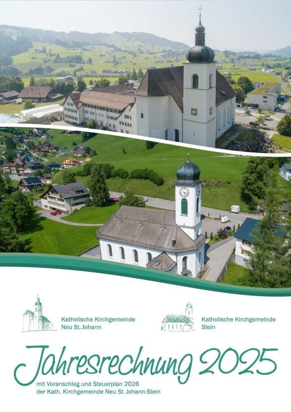 Jahresrechnung Kath. Kirchgemeinde Neu St. Johann und Stein 2025